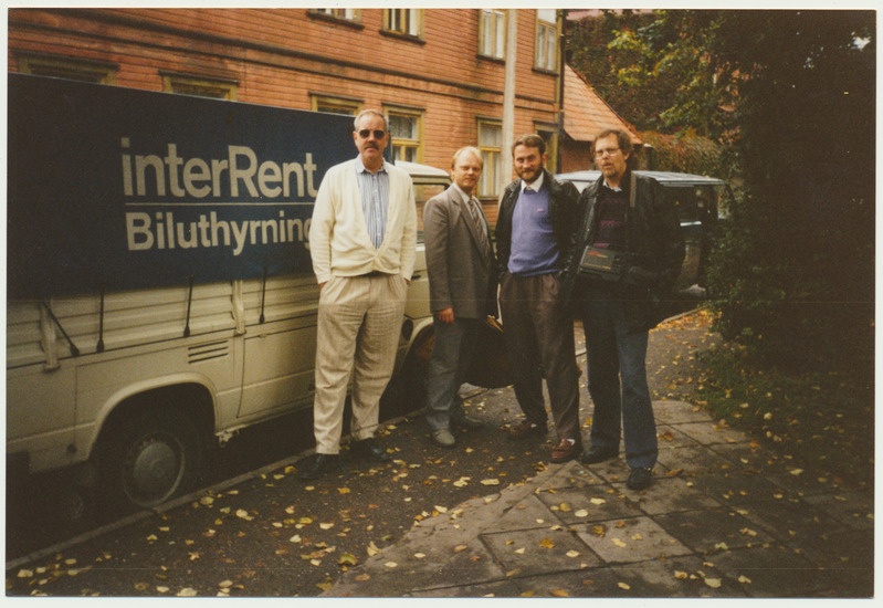 foto, Viljandi, Dalarna abisaadetis, vas 1.Henry Nillson (Dalarna) 2.Tiit Jõgi, 1994