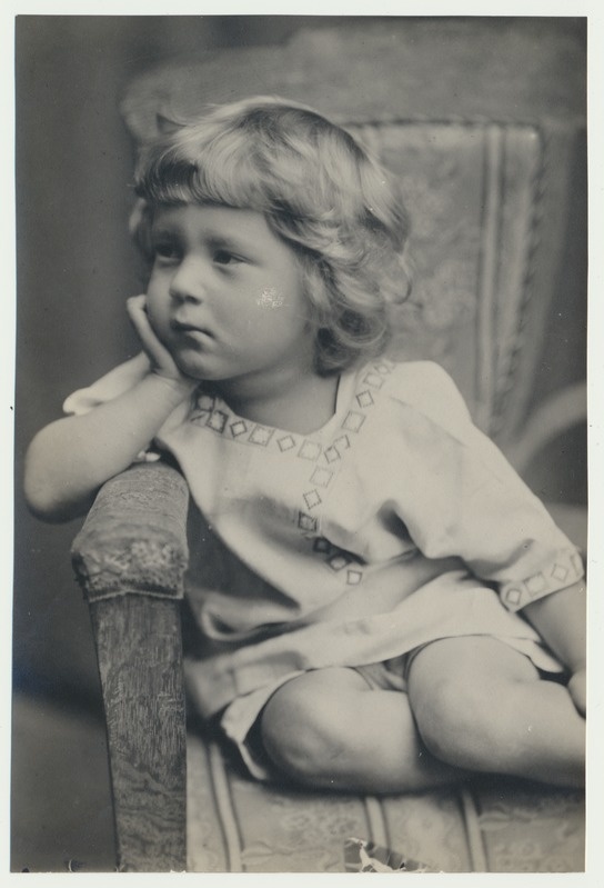 foto, Olev Kukk, toolil, Venemaa, Zeja, u 1915, foto A. Kukk