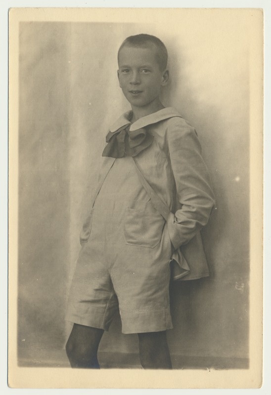 foto, Olev Kukk, 6/7 portree, u 1922, foto A. Kukk