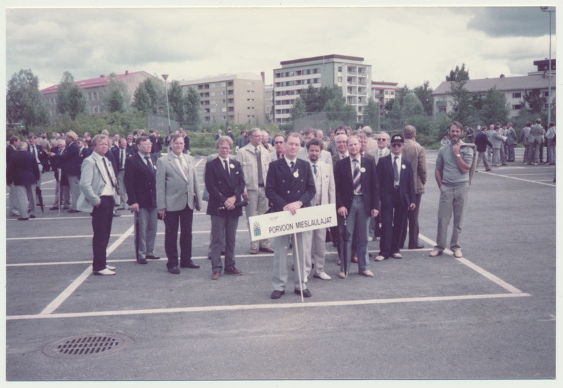värvifoto, Porvoo meeskoor, 1987