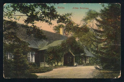 trükipostkaart, Viljandi, I Kirsimägi, vana mõisahoone (vana loss), koloreeritud, u 1905, Verlag von E. Ring  duplicate photo