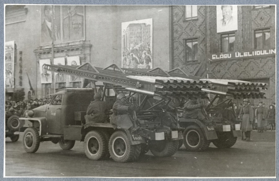 The 28th Anniversary of the Great Socialist October Revolution in Tallinn