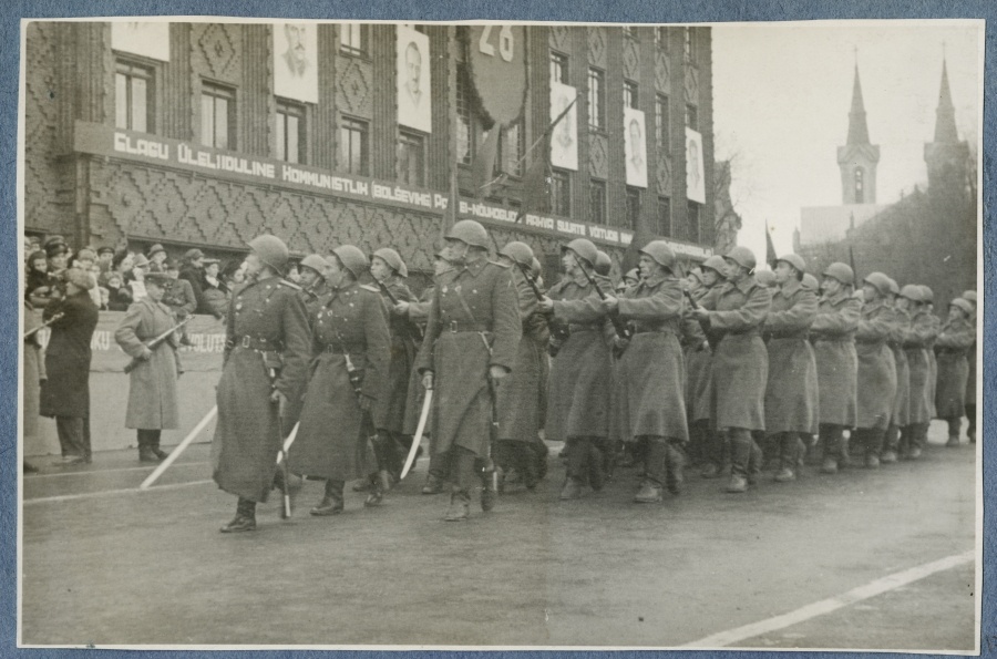 The 28th Anniversary of the Great Socialist October Revolution in Tallinn