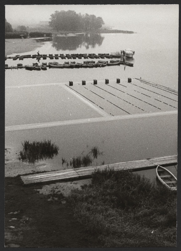 foto, Viljandi, järv, paadisild 2 tk, 1978, foto E. Veliste