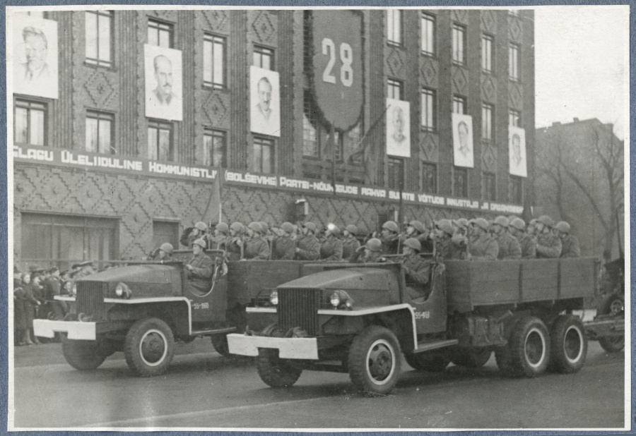 The 28th Anniversary of the Great Socialist October Revolution in Tallinn