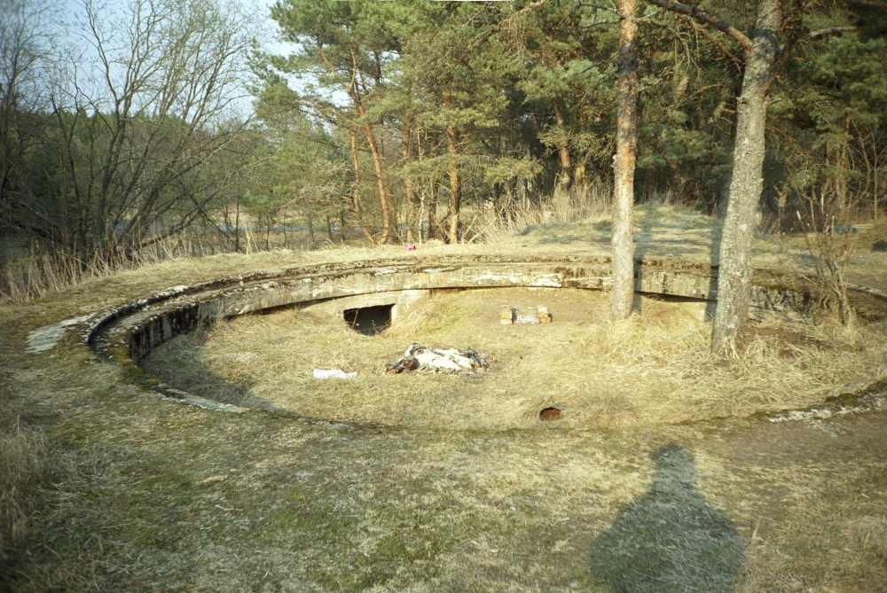 One of the three army-built shore defence batteries built after World War II in Suurup