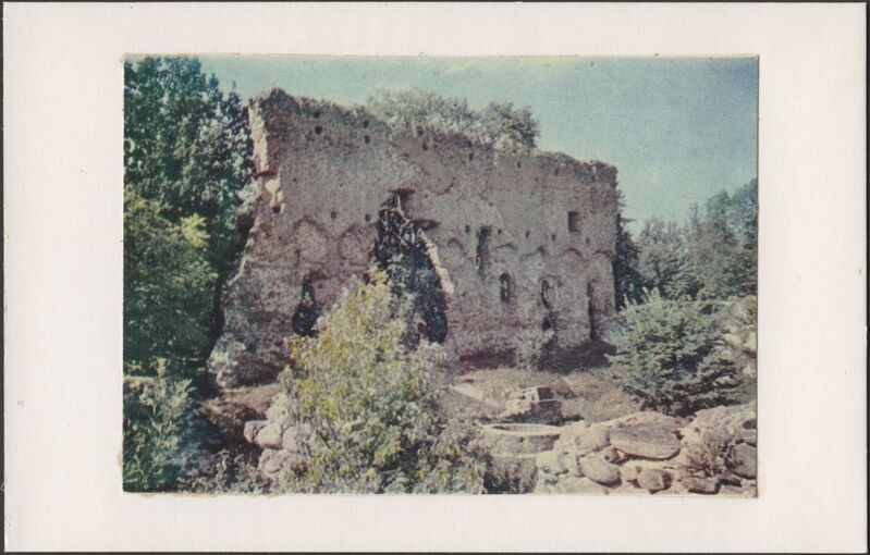 trükipostkaart, Viljandi, Kaevumägi, kaev, Suurmüür, kagu nurga poolt, värviline, u 1965, foto A. Kiisla