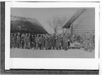 Elections to the Estonian Constituent Assembly on the front of the War of Independence, Setumaa in Rõžikovo village, 5 April 1919  duplicate photo