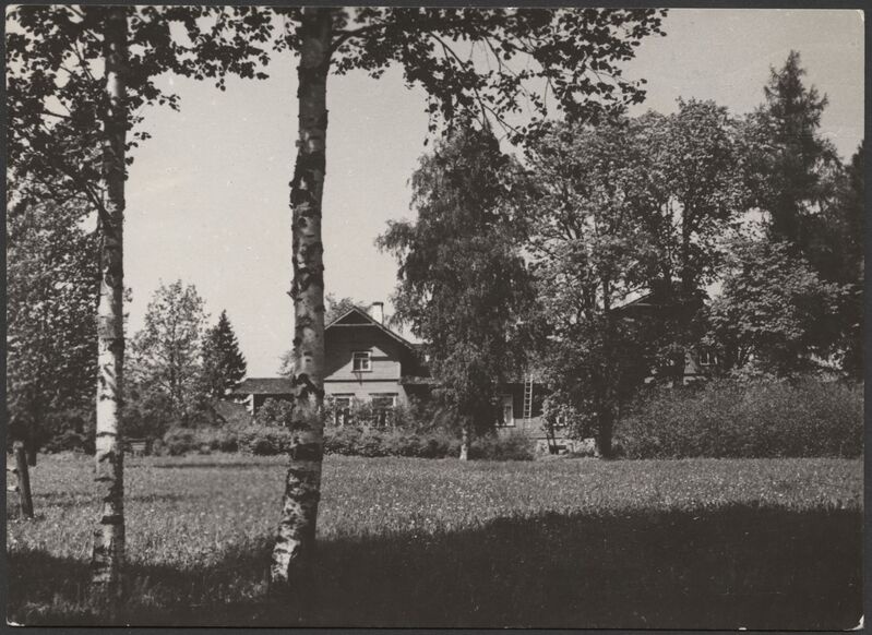 fotopostkaart, Pärnumaa, Kurgja, C. R. Jakobsoni majamuuseum, 1968, foto A. Kiisla