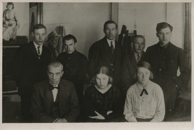 K. Mägi ateljee 1923. a.  duplicate photo