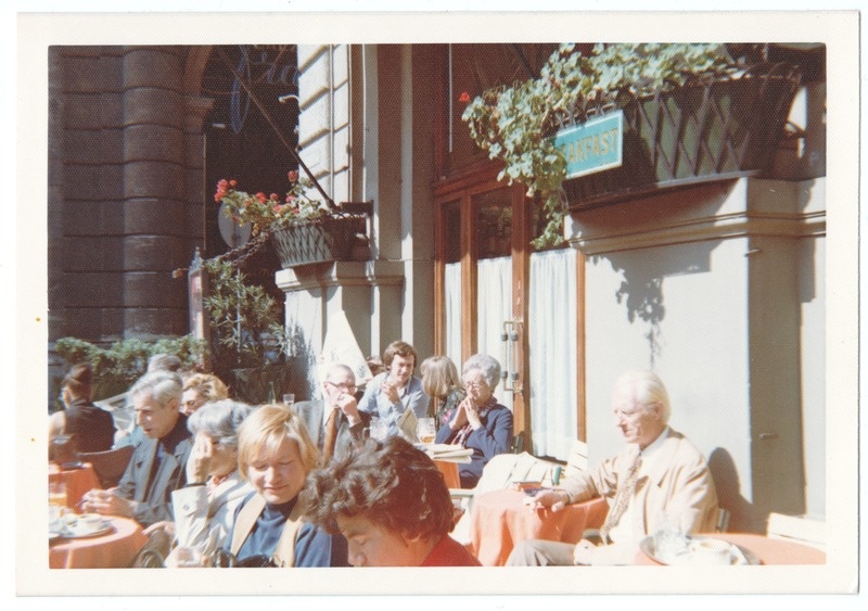 Endel Kõks Firenze tänavakohvikus