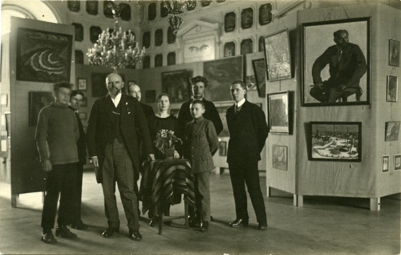 Ants Laikmaa 60.a. juubeli puhul korraldatud õpilastööde näitus 1926.a.