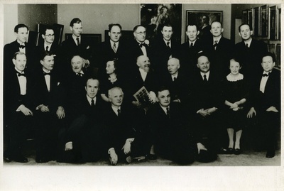 Ants Laikmaa 70. a. juubel 1936. a. Tallinnas  duplicate photo