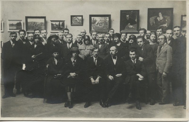 Pallase ekskursioonil Riias 1923. a. sügisel.