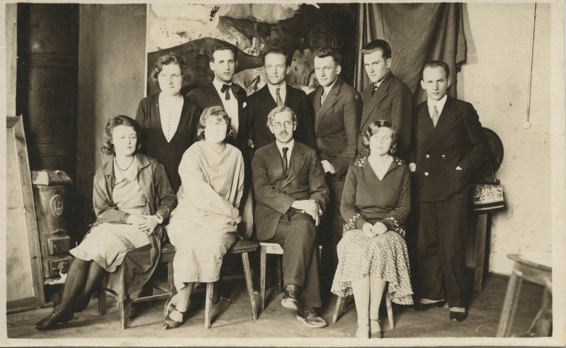 A. Vabbe oma õpilastega 1930. a. maikuus