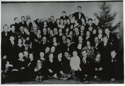 Kunstikool "Pallas" jõulupuu 1929. a.  duplicate photo