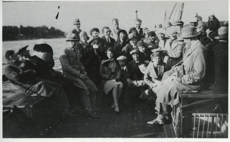 Kunstikool "Pallase" ekskursioon Stockholmis 1929/30