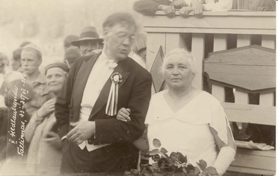 X üldlaulupidu. Miina Härma ja Raimond Kull  similar photo