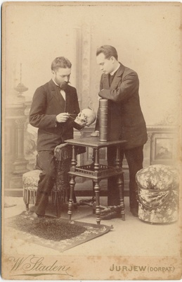 Andres Alver ja Konstantin Päts üliõpilastena  duplicate photo