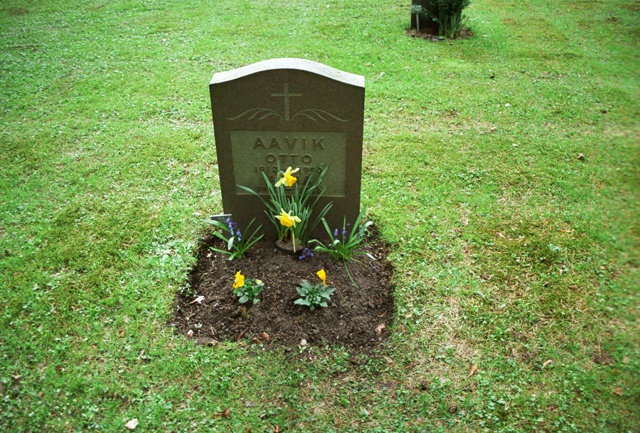 Eestlase haud Metsakalmistul, Skogskyrkogården