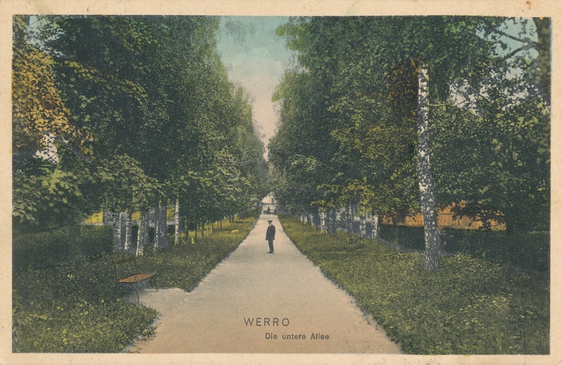 Võru. Järve äärne allee