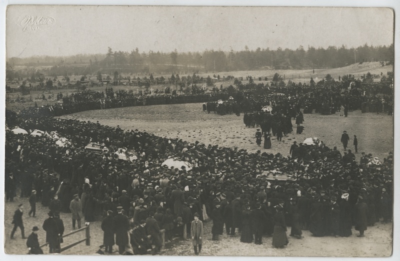 1905. 16th October The new market for the dead on the Rahumäe cemetery.