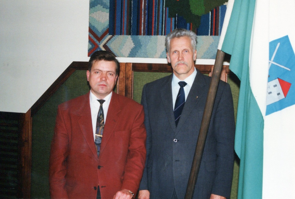 Western Viru First Country Senior Lembit Kaljuvee and First Chairman of the County Council Juhan Ratnik