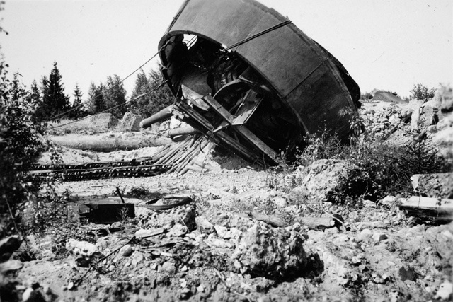 The consequences of the fire in the economic building of Naissaare