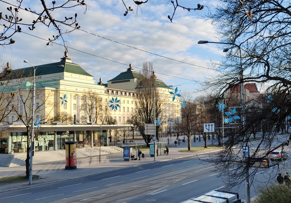 Tallinn, New Market, Estonia Theatre, Drama Theatre rephoto