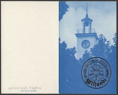 kutsekaart, Raekoda, puud, Viljandi 700 logo, Viljandi Linna RSN 18. koosseisu I istungjärk, 05.03.1985  duplicate photo