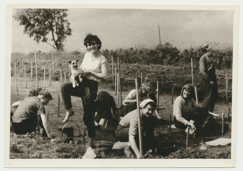 foto Kolga-Jaani khk Siimussaare arheoloogilised väljakaevamised 1962 foto U. Roosimaa