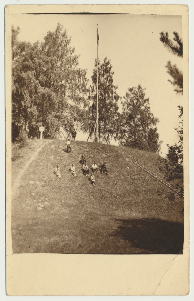 foto, Viljandi khk, Naanu linnamägi, taasavamine, 23.06.1936