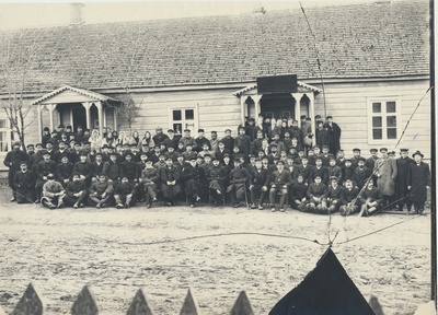foto, Suure-Jaani khk, Taevere valla rahvakoosolek, 1905  duplicate photo