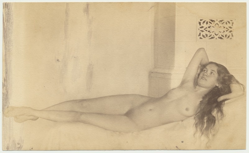 foto, Anna Uudelt (Kukk), aktifoto, Dresden?, 1909