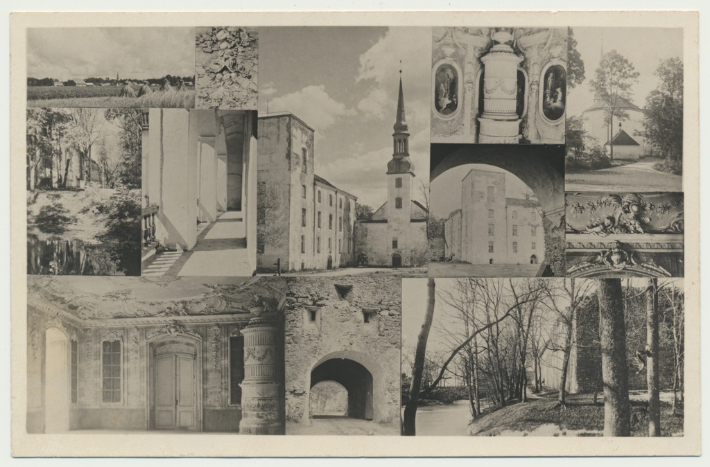 foto, Põltsamaa, 10 loss'i vaadet, 1935, foto A. Kiisla