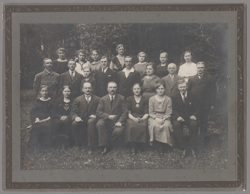 pappalusel foto Kõpu khk Kõpu segakoor, juht J. Kütt, 1923