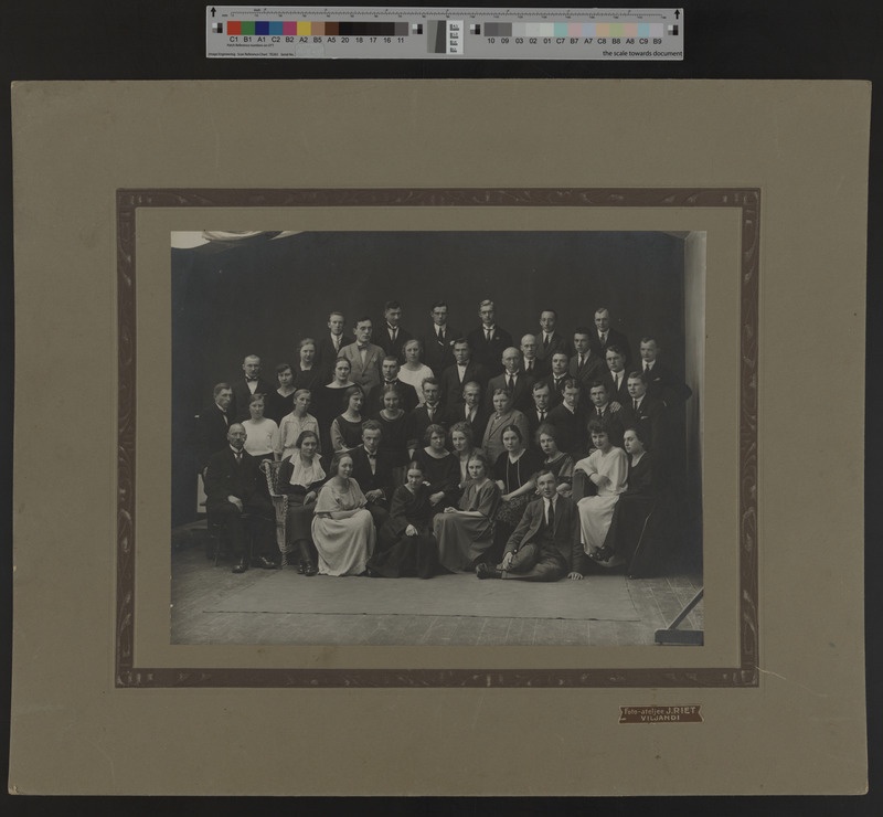 foto papil, grupp, sh J.Luik, Viljandi, u 1922, foto J. Riet