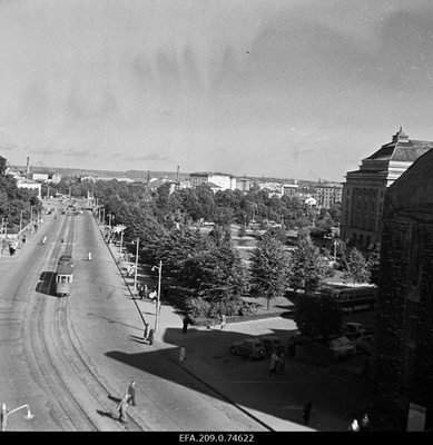 View of the Pärnu highway.  similar photo