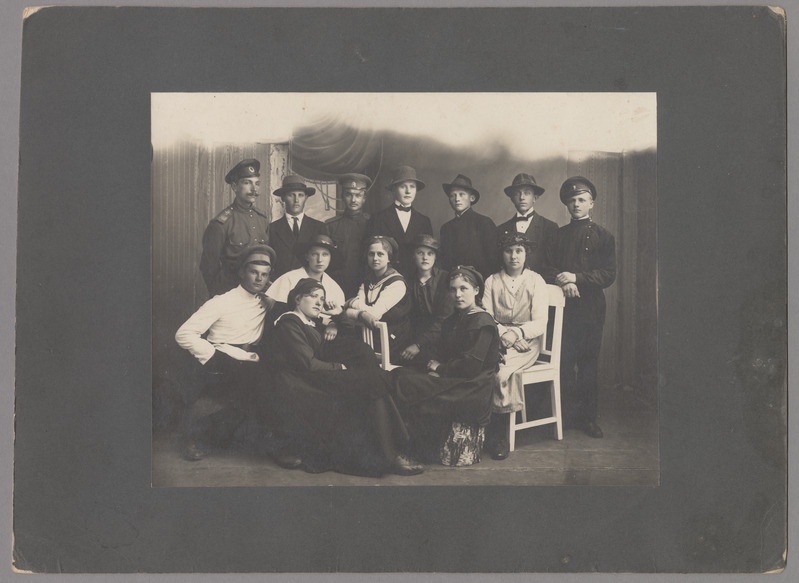 foto papil, Viljandimaa, Tarvastu, näitering, 1917