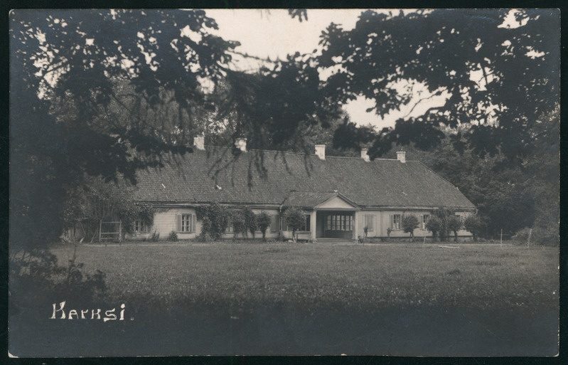 fotopostkaart, Karksi khk, Karksi mõis, u 1915, foto Takei (Karksi-Nuia)