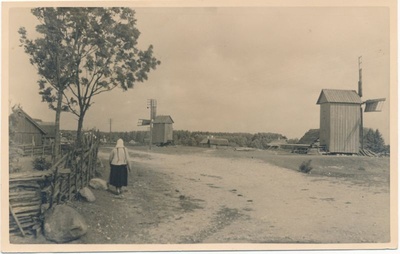 Photo. Black and white. The island of Vorms.  duplicate photo