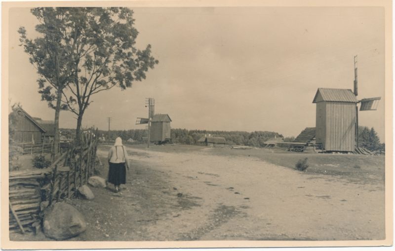 Photo. Black and white. The island of Vorms.