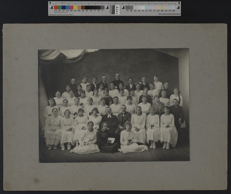 foto pappalusel, Viljandi Pauluse kogudus, leer 1919