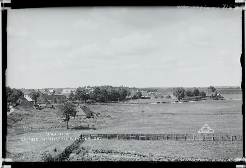fotonegatiiv, Viljandi, Valuoja org, Kantreküla algus, u 1925, foto J. Riet