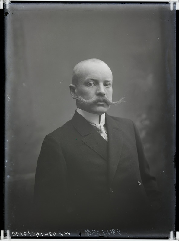 fotonegatiiv, Wolf (Wolff), parun, rinnaportree1908 foto J.Riet