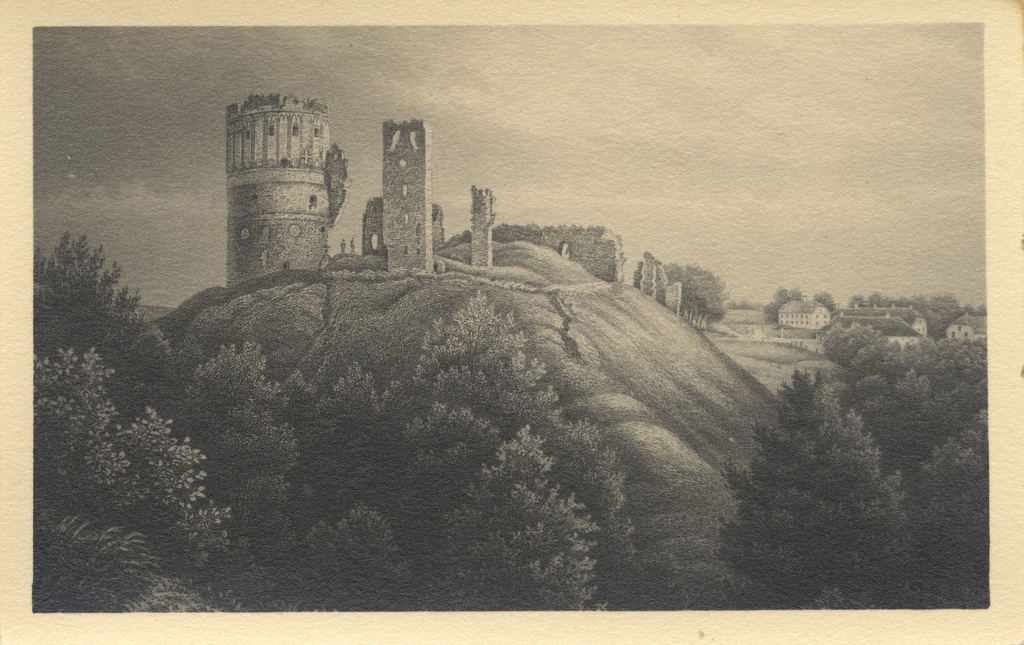 [the ruins of the castle of Vastseliina]