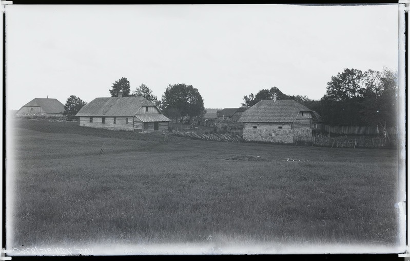 fotonegatiiv, Viljandi khk, Savikoti suurtalu, Kurrikoff'id, 1906 foto J.Riet