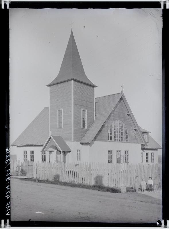 fotonegatiiv, Viljandi, Tallinna tn 26, Vennaste Koguduse palvemaja 1910 foto J.Riet