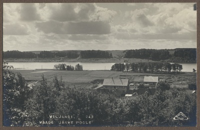 foto albumis, Viljandi, järveäärne, Mädalepiku ümbrus, u 1915, foto J. Riet  duplicate photo