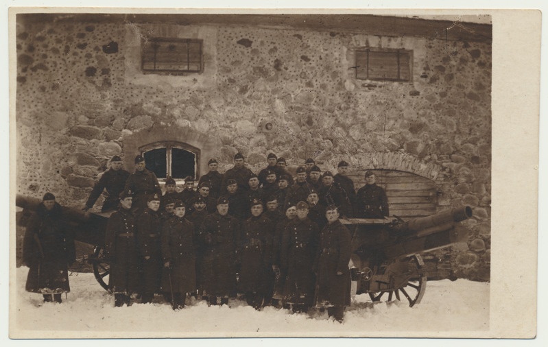 foto, Paistu khk, Loodi mõis, hobusetall, 6. suurtükiväegrupp, grupp, suurtükid, 1924